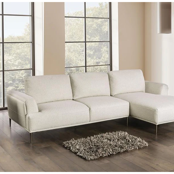 Sala Seccional Gladbach Respaldo Ajustable, Beige
