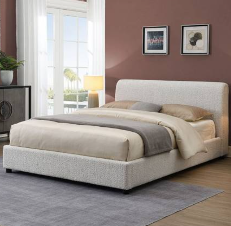 Cama King Vertham, Blanca