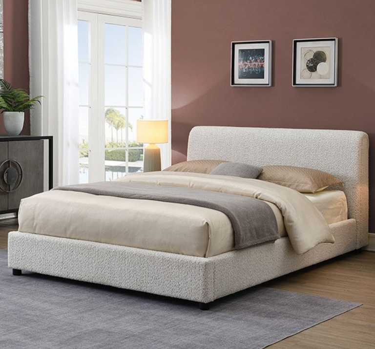 Cama Queen Vertham, Blanca