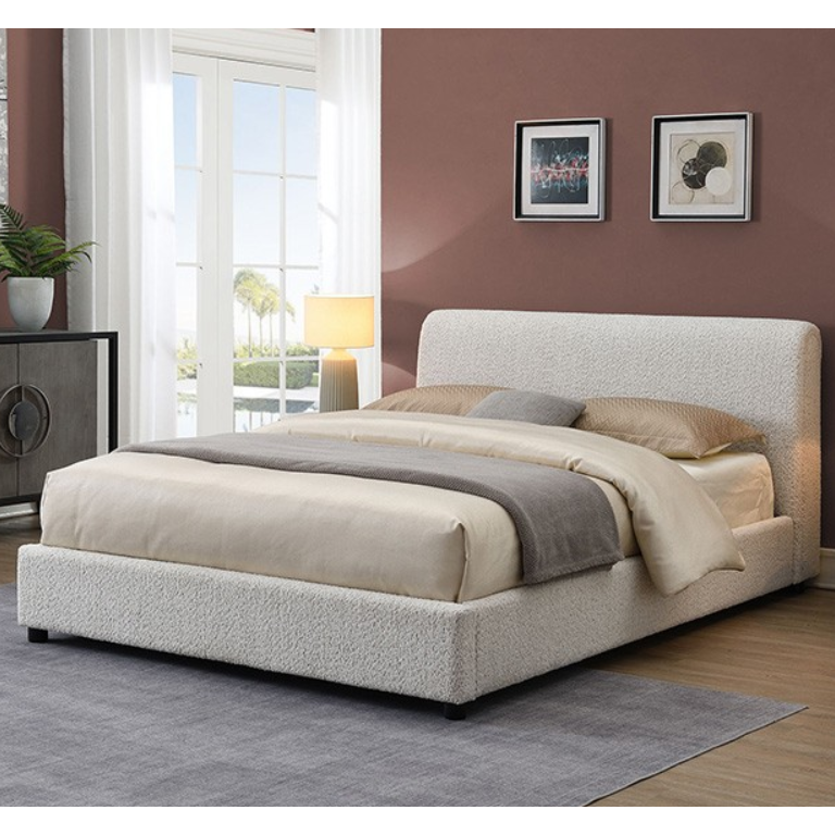 Cama Queen Vertham, Blanca