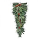 Cono de pino colgante de baya de enebro 32"