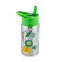 Botella termica de acero inoxidable con diseño de animales con tapadera color verde