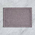 Set 6 individual rectangular de lono color gris 13"x19"