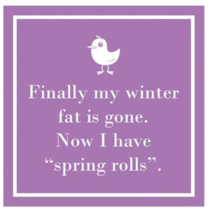 Servilletas de Papel, Finally My Winter Fat Is Gone