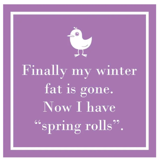 Servilletas de Papel, Finally My Winter Fat Is Gone