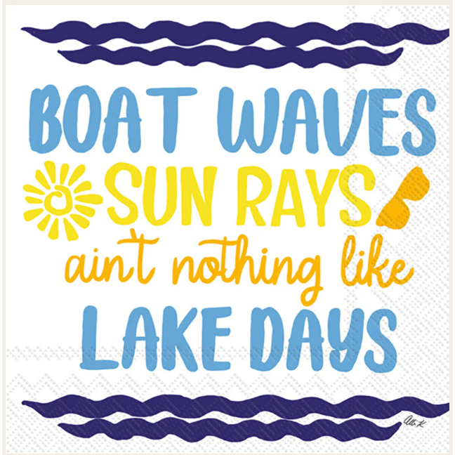 Servilleta Cktl Lake Days, 20 uni.