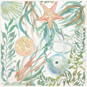 Servilleta Lnch Watercolor Coast, 20 uni. Servilleta Lnch Watercolor Coast, 20 uni.