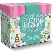 Caja de 20 tarjetas de felicitacion de animaciones 4.25 x 5.5