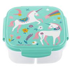 Topper merienda con diseño de unicornio