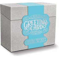 Caja de 20 tarjetas de felicitacion colores 11 x 14 CM