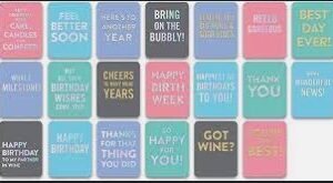 Tarjetas de Felicitación, Varios Diseños