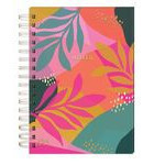 Libreta de notas flores a colores de 6 x 8"