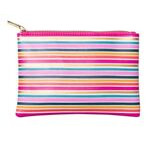 Bolsa organizadora de diseño a rallas en  colores  de 8 x 5.5″