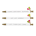Lapicero con fondo blanco y frases  de hip hip hooray