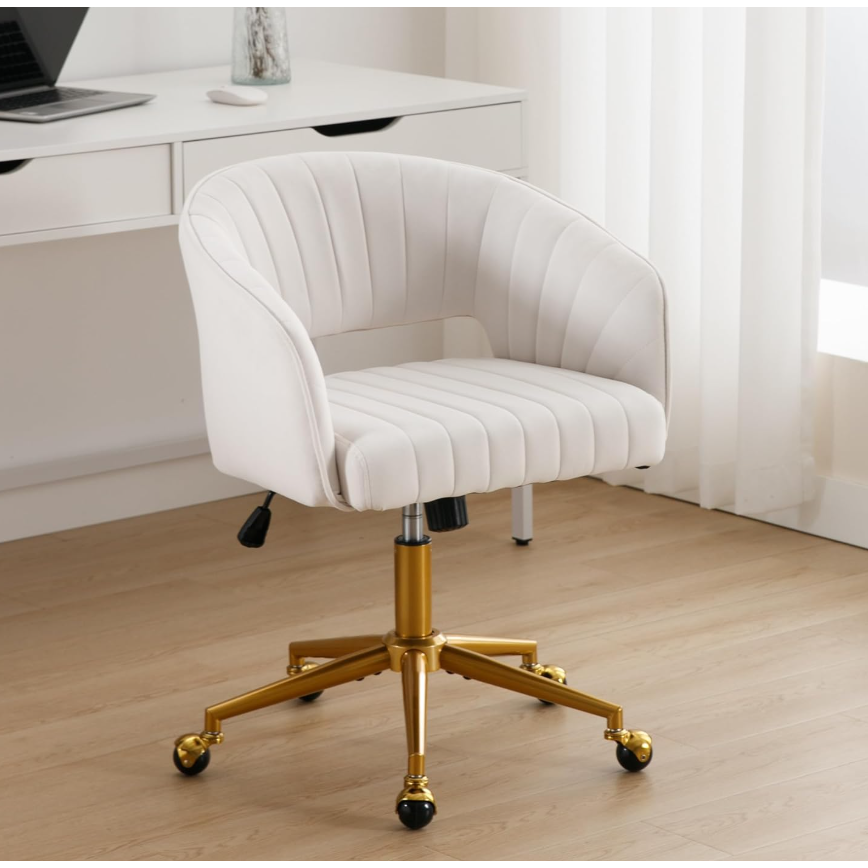 Silla Moderna de Oficina, Blanca