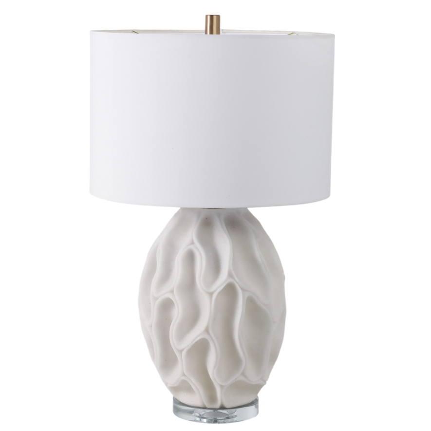 Lampara de Mesa Jovana, Blanca