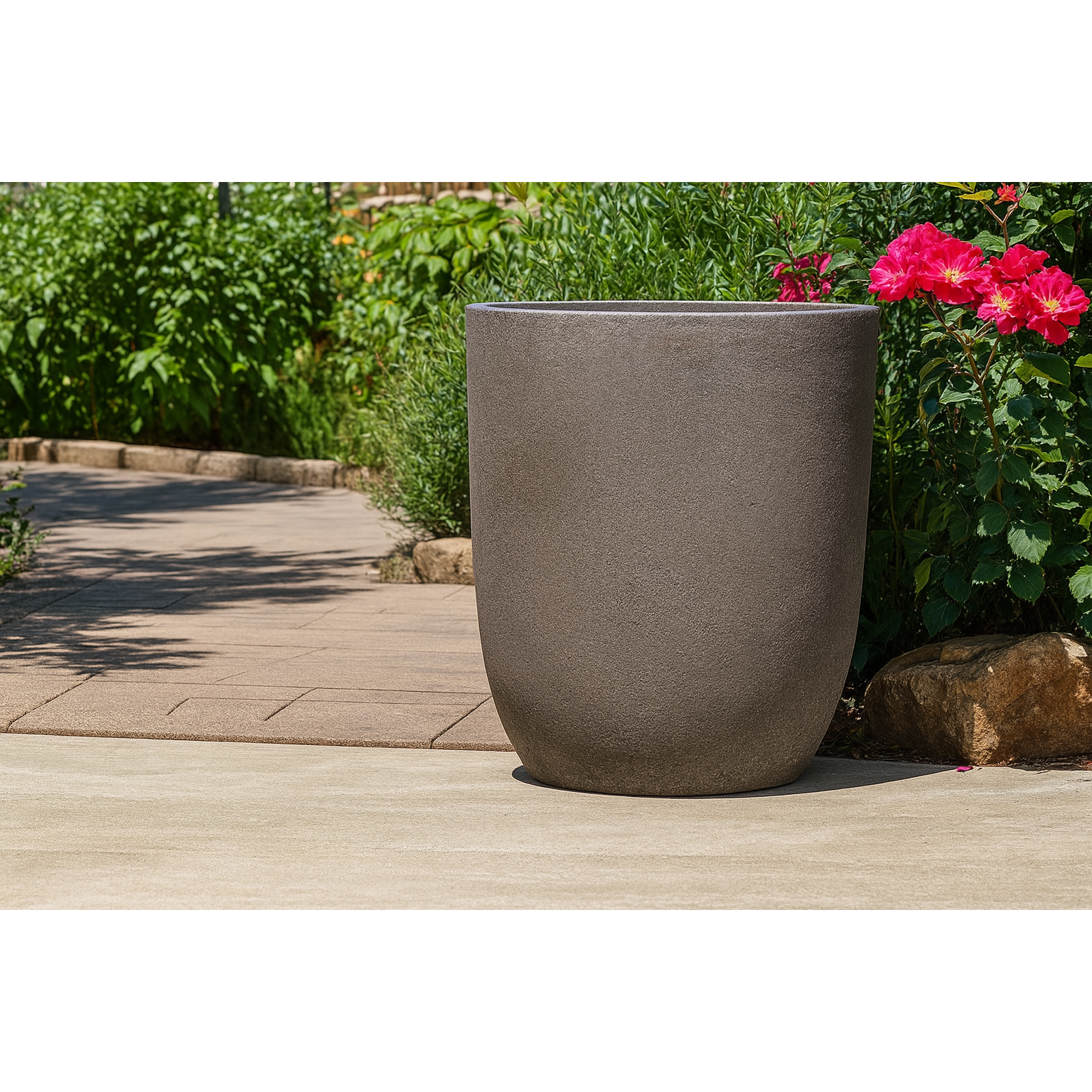 Maceta Cónica Altas Milano, Bronce 23″