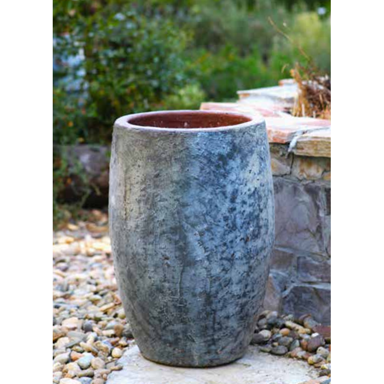 Maceta Olive, Grafito 18.5"