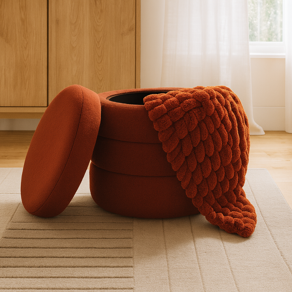 Baúl Decorativo, Marrón Rojizo