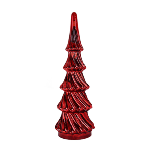 Árbol Navideño Decorativo Alto, Rojo Brillante