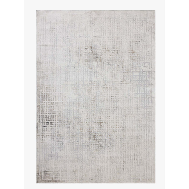 Alfombra de Área Diseño Geométrico, Ivory