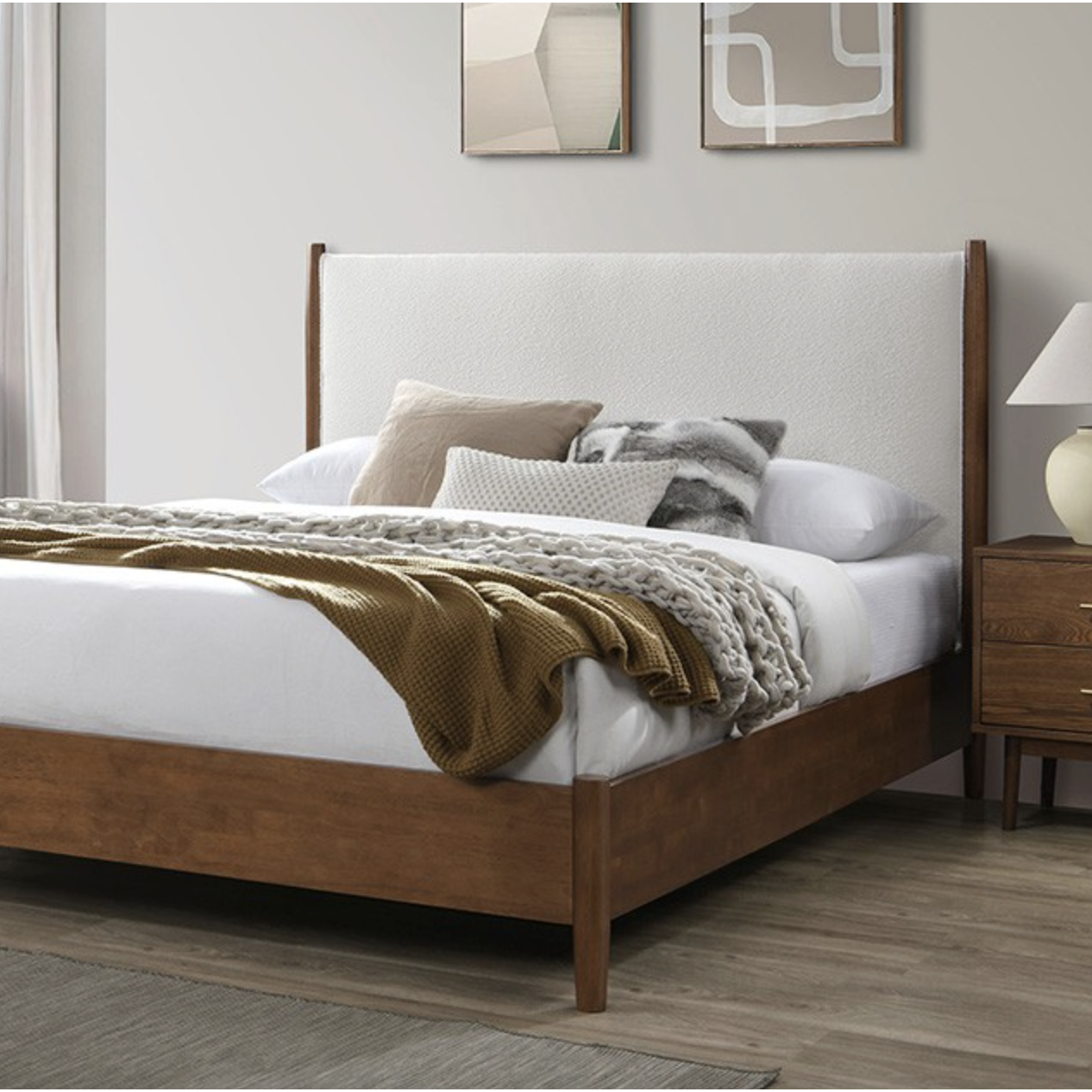 Cama King, Nogal