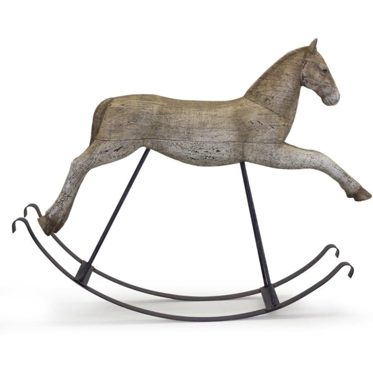 Caballito Mecedor Decorativo en Resina, 22.25"