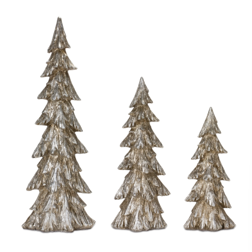 Árbol Decorativo en Resina Gold, 18"