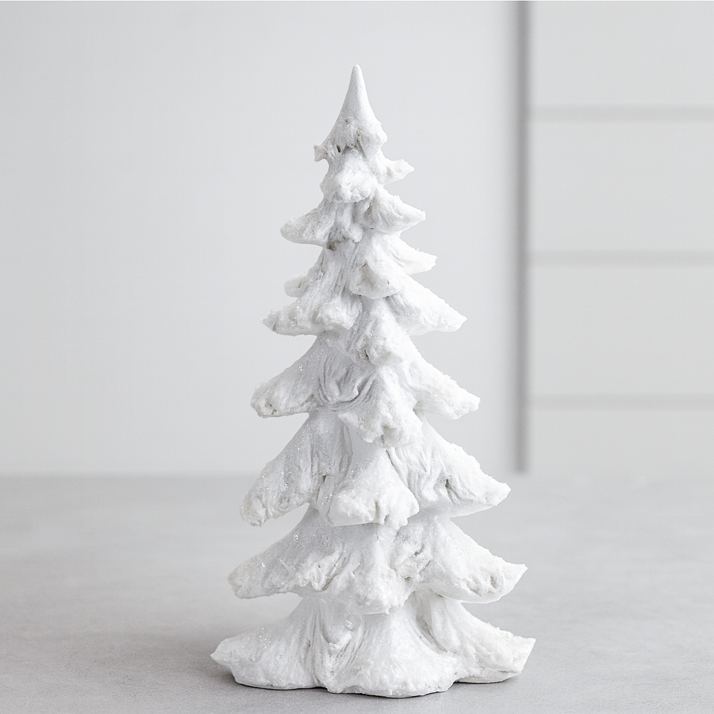 Árbol Navideño Decorativo Plateado, 13"