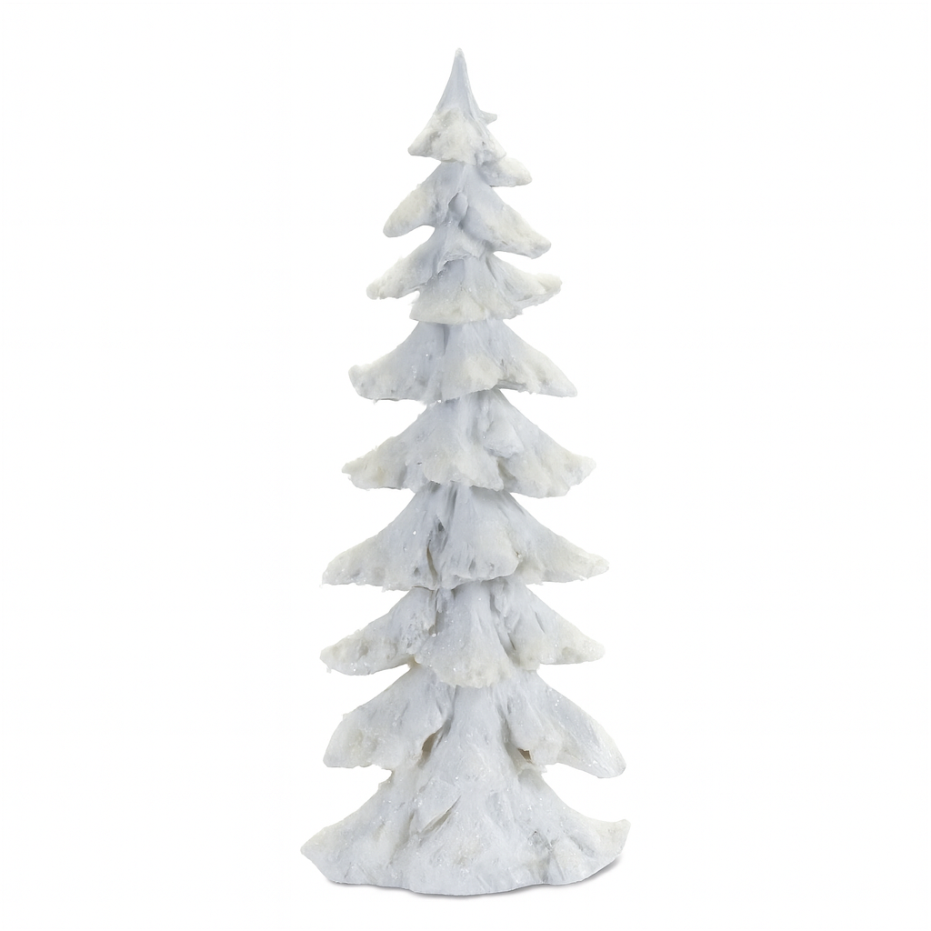 Árbol Navideño Decorativo Plateado, 18"
