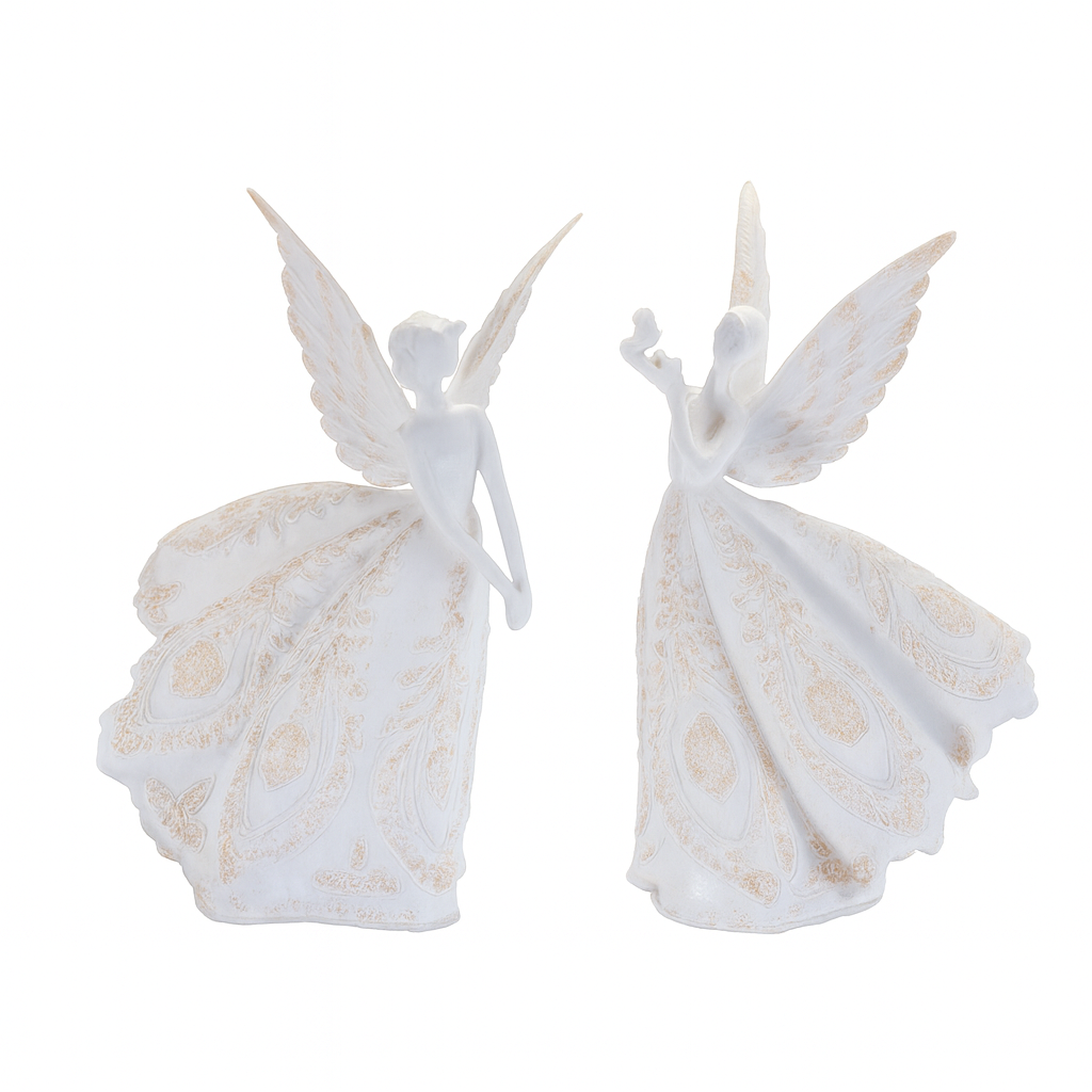 Figura Navideña De Ángel, 14″