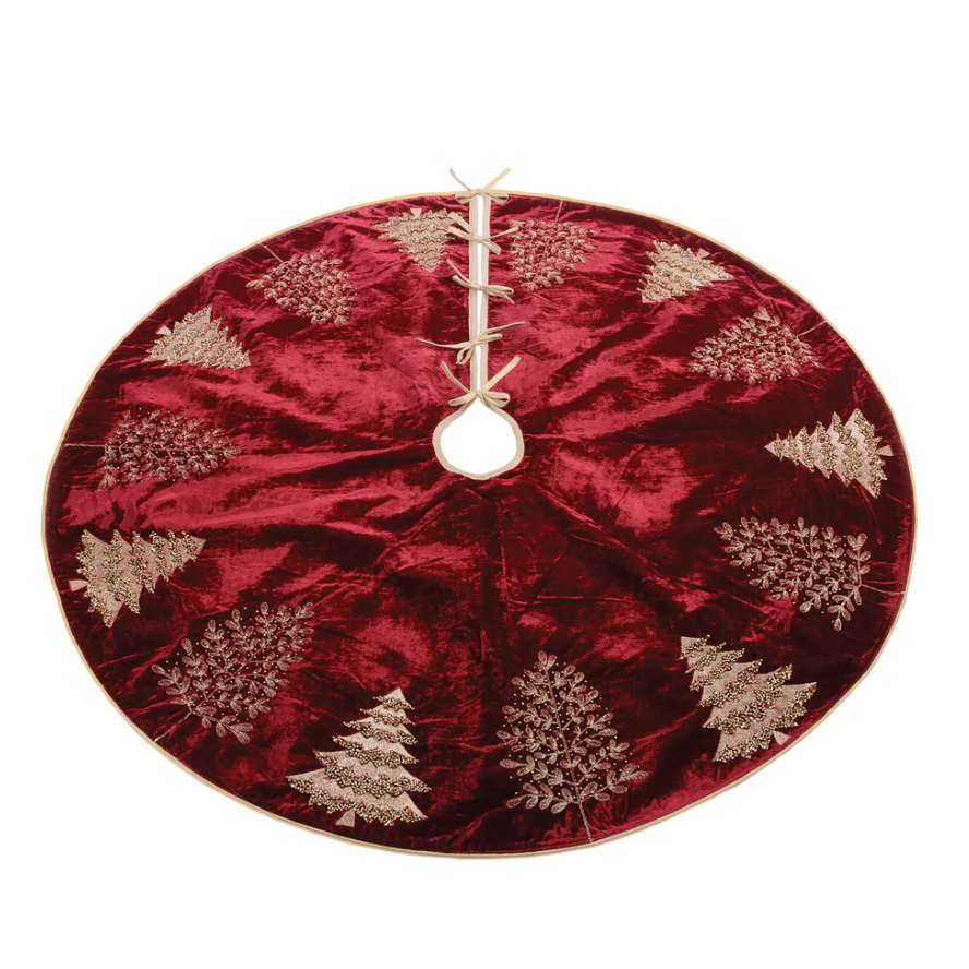 «Falda Para Árbol De Navidad En Poliéster, 48»