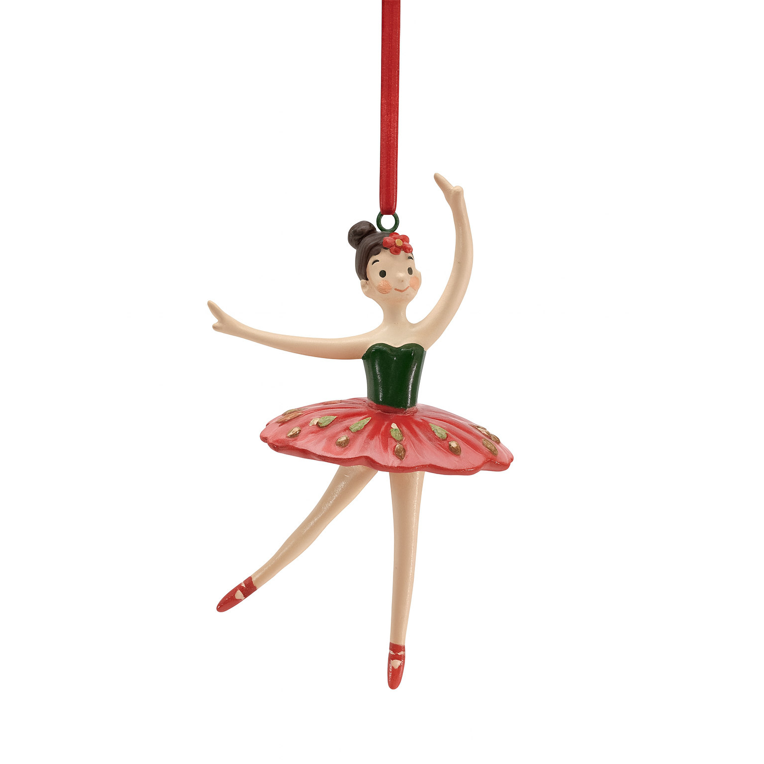 «Bailarina con Traje de Cascanuez Navideño 5″»»