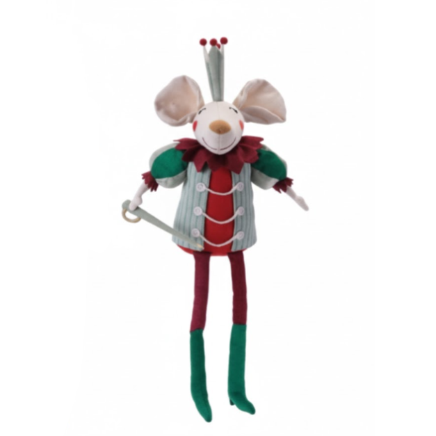 Ratón Navideño con Traje