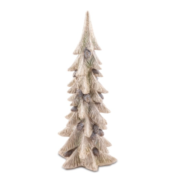Arbol Navideño Decorativo Dorado 24"