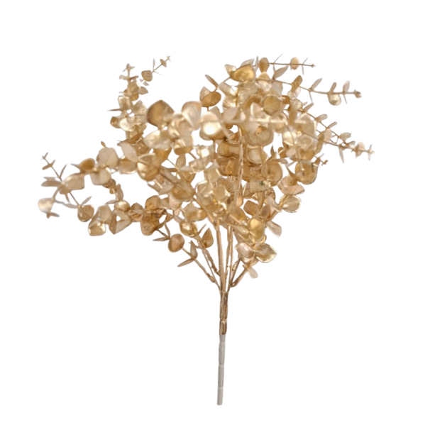 Follaje Metálico Dorado, Eucalipto