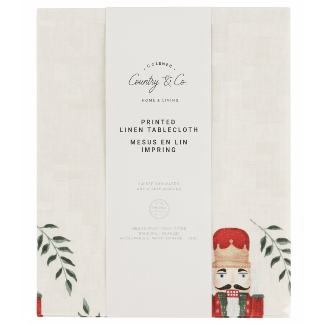 Mantel con Diseño Traditional Nutcracker