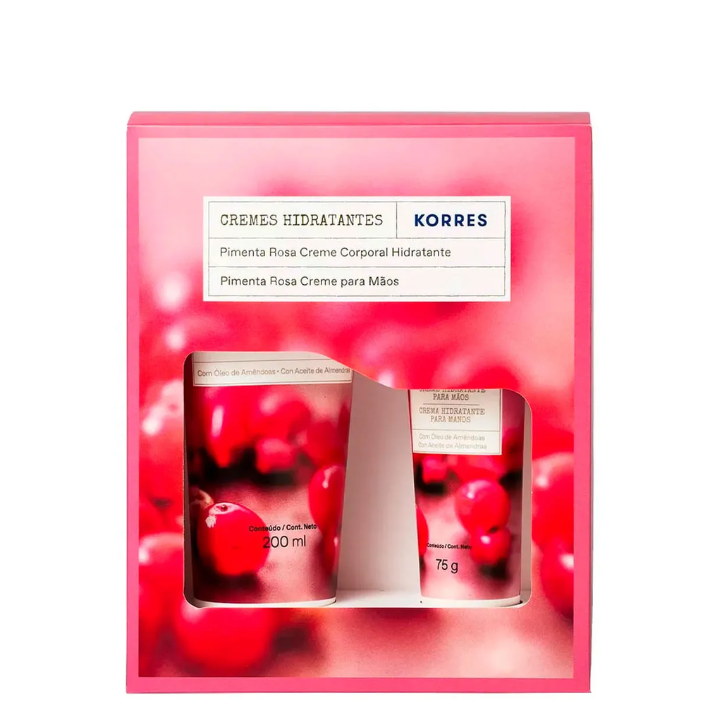 Set de Crema Corporal y Crema para manos Pimenta Rosa