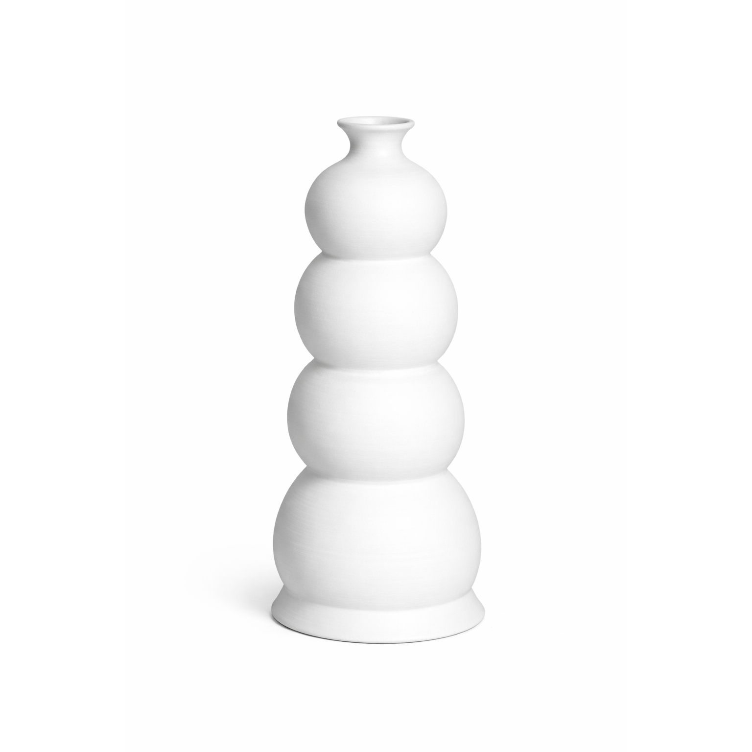 Jarron Moldeado Minimistem Ivory
