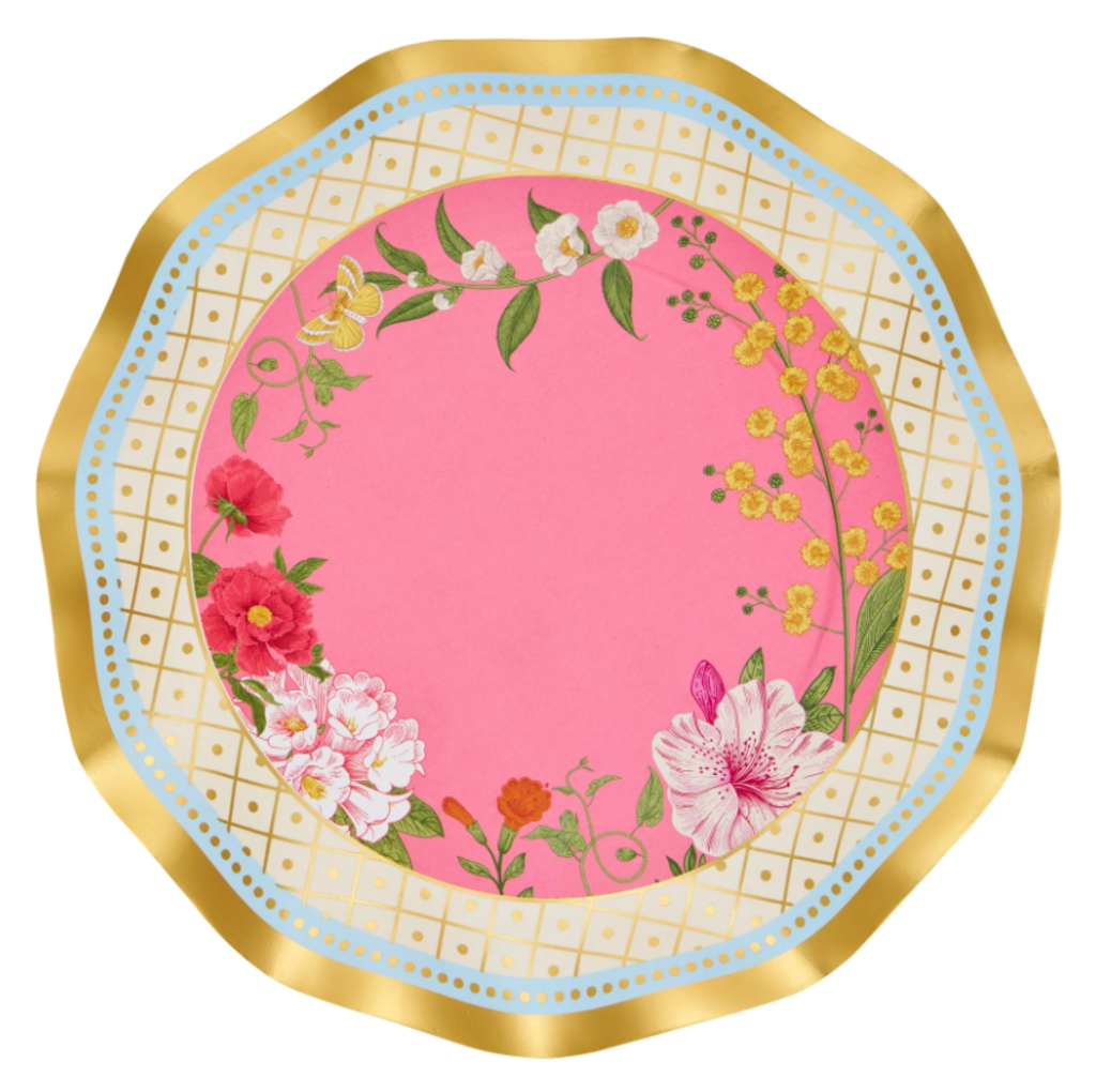 Plato de Ensalada Ondulado Rococo 8u