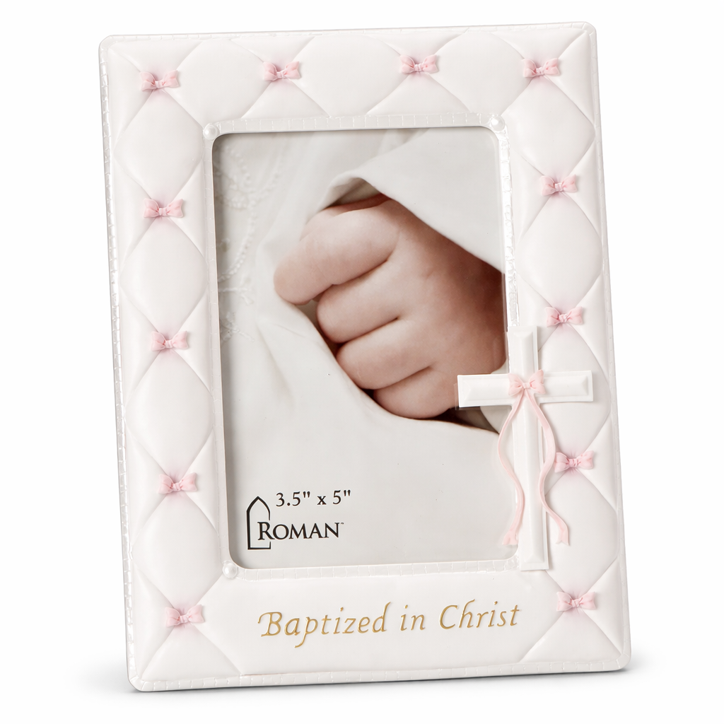 Marco de Bautizo Niña 3.5 x 5, Rosa