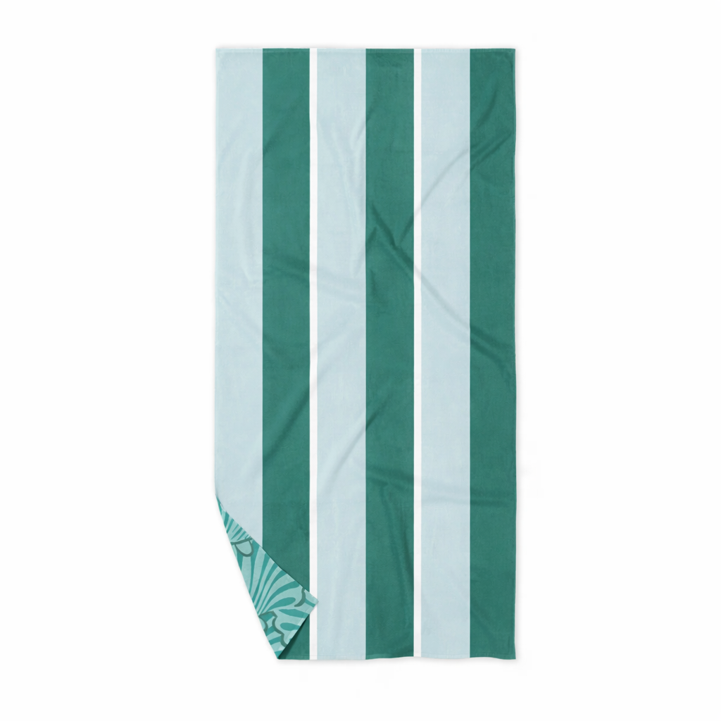 Toalla de Playa Sicily Stripes Teal XL