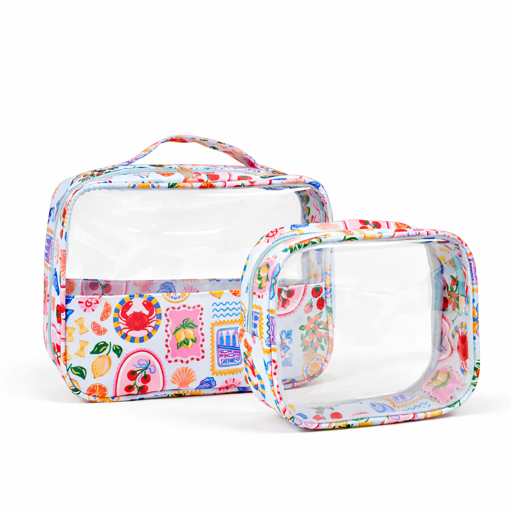 Set de Cosmetiqueras Clearly Chic Ciao Bella