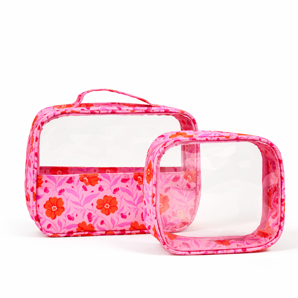 Set de cosmetiqueras Petals Pink