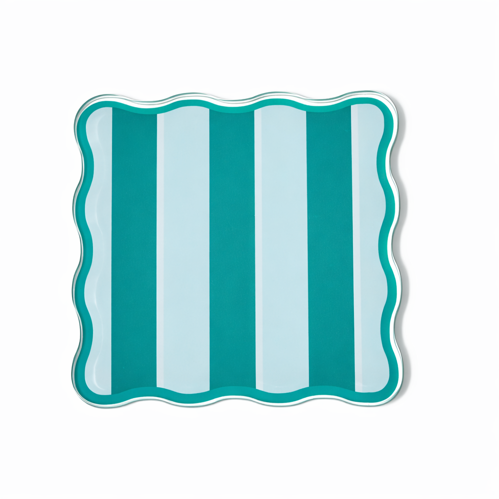 Set de 4 portavasos Acrílicos Sicily Stripes