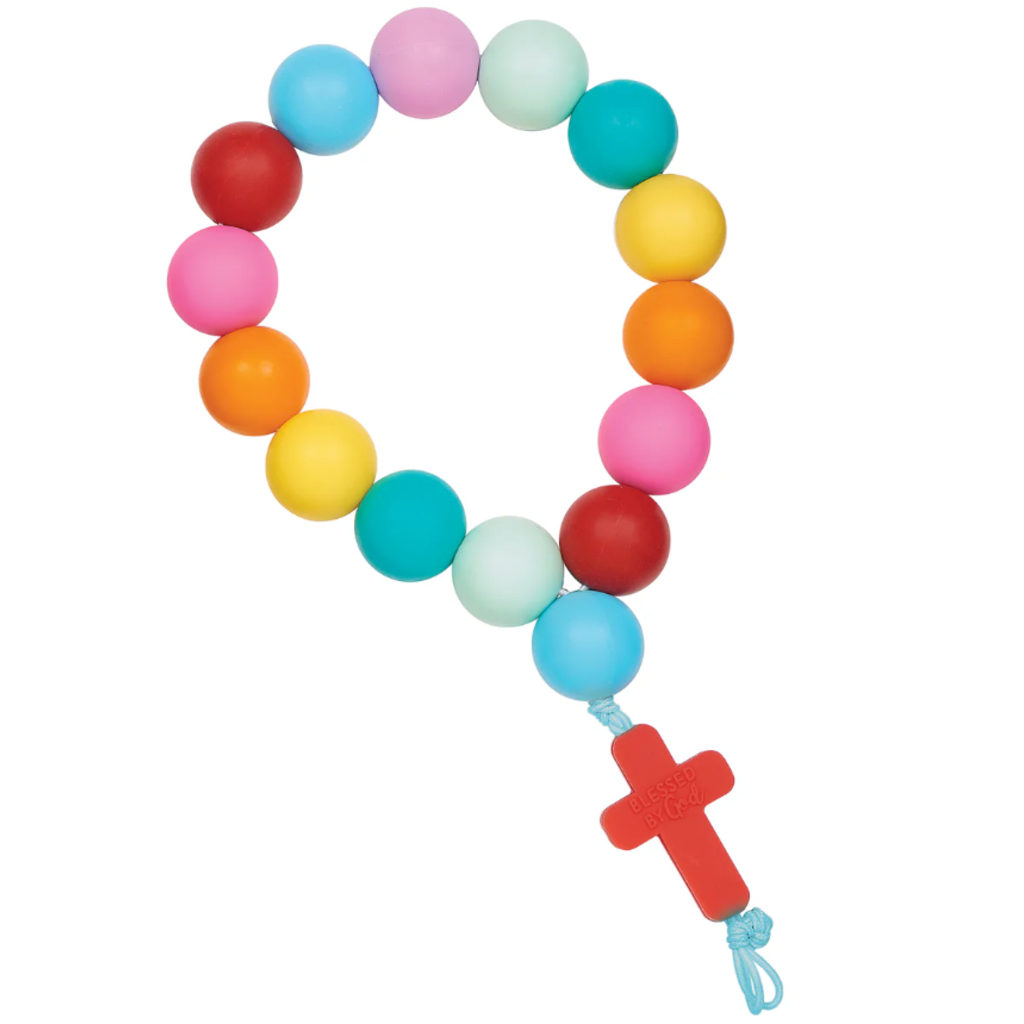 Mordedor de Silicona con Cuentas de Bendición