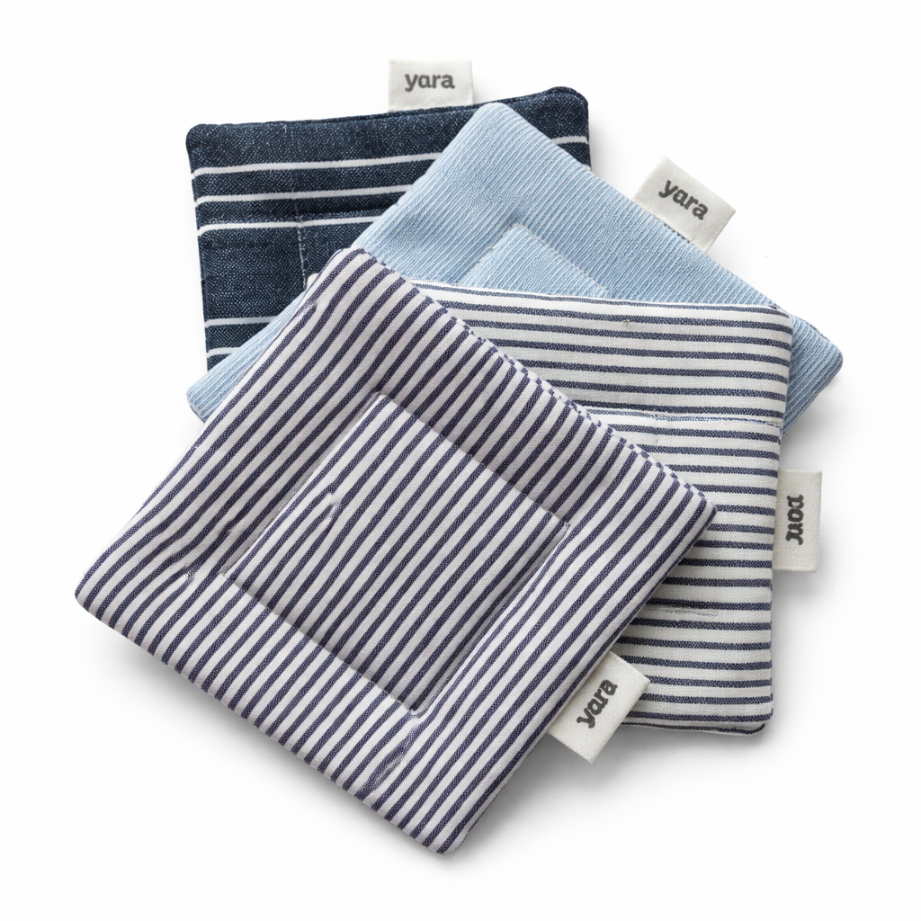 Set de 4 Porta Vasos Bordados