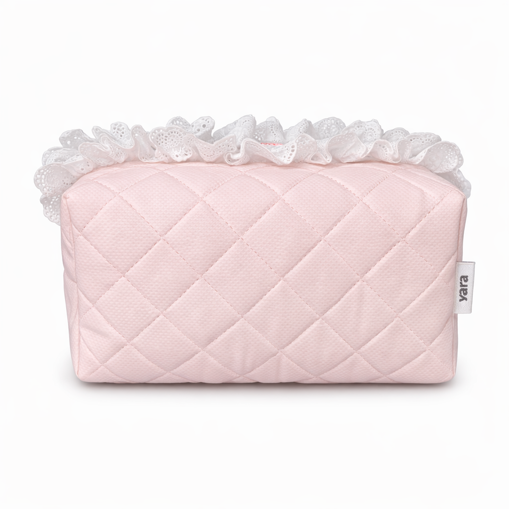 Cosmetiquera Large con Tira Bordada