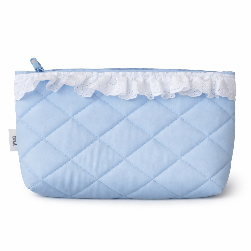 Cosmetiquera Medium con Tira Bordada