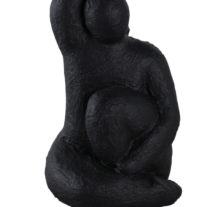 Figura Posando con Brazo Levantado 25cm, Negro